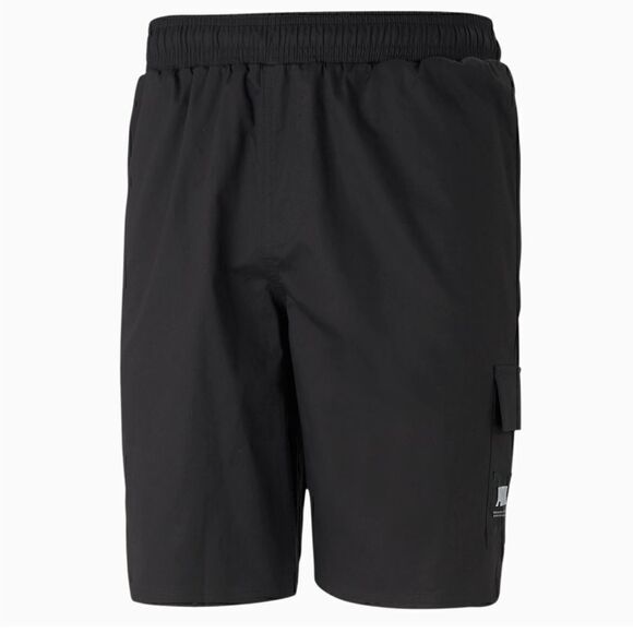 New Puma Men's Summer Court Regular-Fit 9" Drawstring Cargo Shorts S - Picture 4 of 13